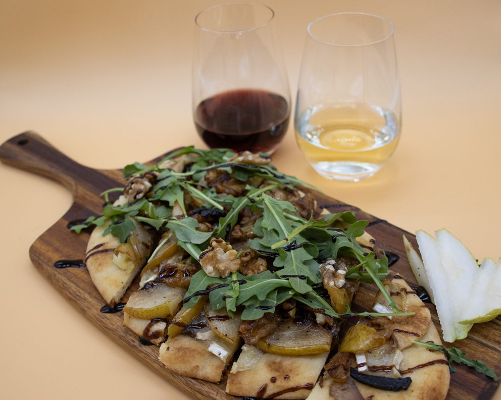 Pear & Italian Sausage Flatbread